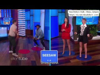 nina dobrev and julianne hough play heads up on the ellen degeneres (russian subtitles) big ass milf small ass