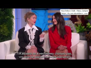 nina dobrev and julianne hough on the ellen degeneres (russian subtitles) big ass milf small ass